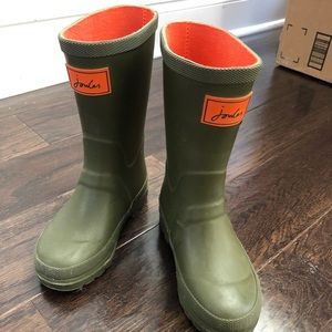 Joules kids size 12 Welly rain boot